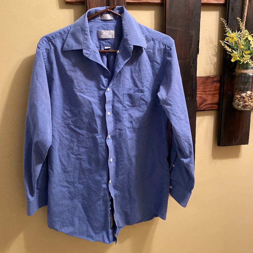 Blue Dress Shirt - Stafford